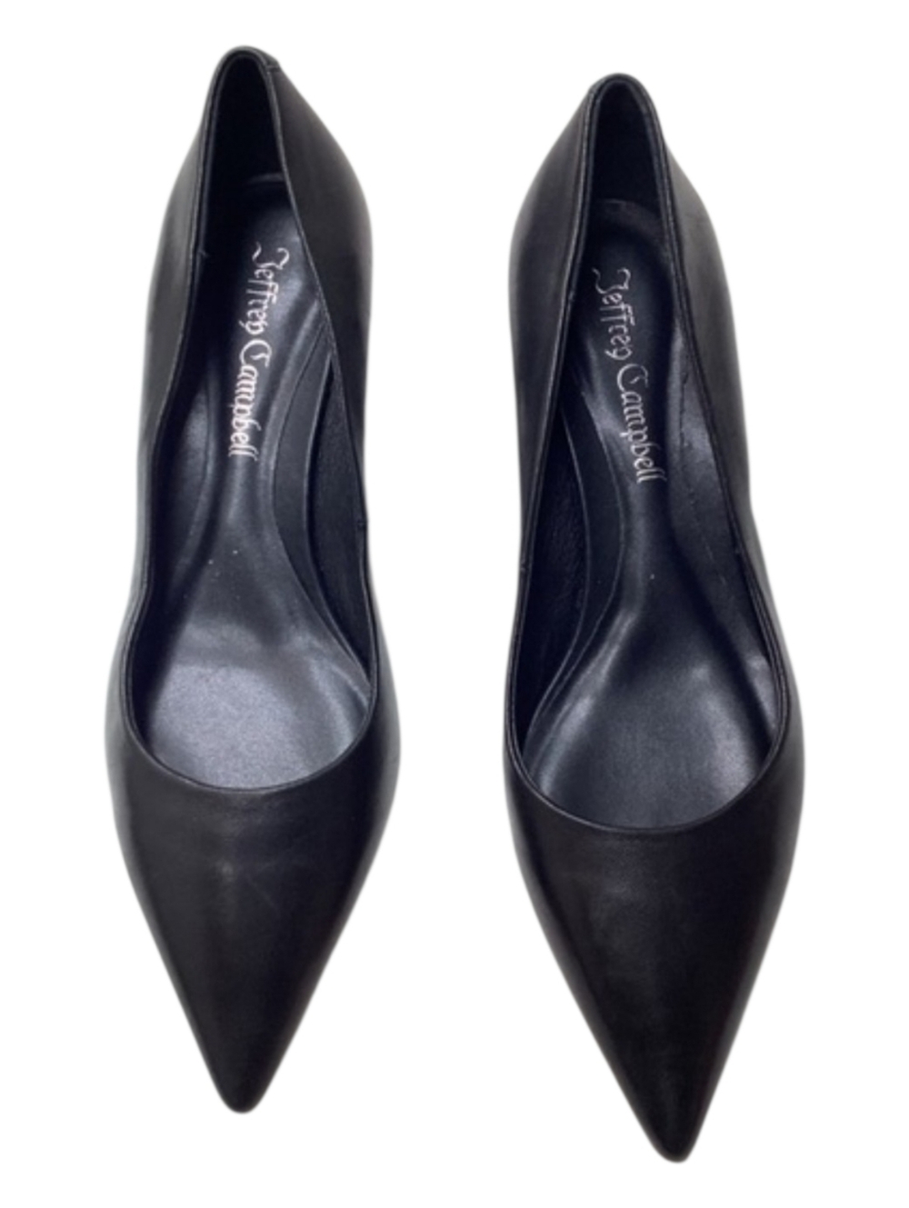 Jeffrey Women's Black Miss Maam Pointed Toe Pump Size 7